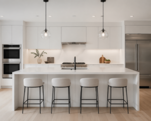 Minimalist White Island